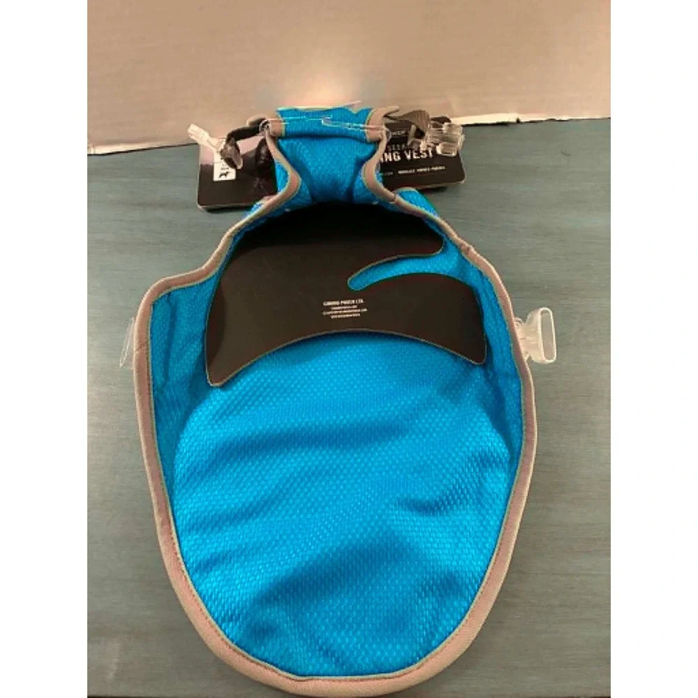 Canada Pooch Chill Seeker Cooling Vest Dog Size 12 Blue Evaporative Mesh
